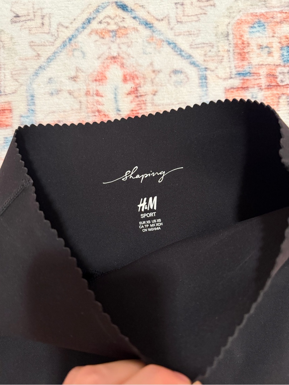 H&M Sport Shaping Black Activewear leggings
